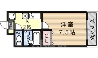アムフルース2【406号室】の間取り