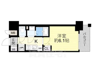 プレサンス新大阪ザ・シティ【3階】の間取り