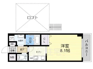 リセスコート2【4階】の間取り