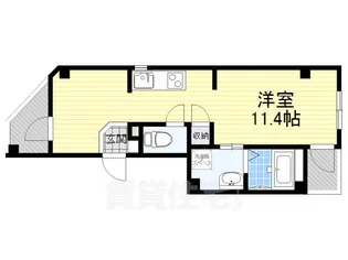 1Rの間取り画像