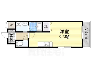 エクセレント上新20【5階】の間取り
