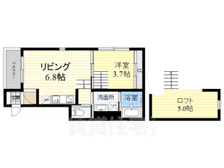 グランドエステート御幣島【2階】の間取り