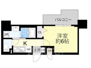 Dimus新大阪【10階】の間取り