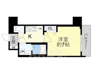 Dimus新大阪【10階】の間取り