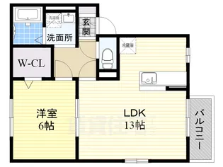 大阪府堺市西区鳳南町2丁【アパート】の間取り