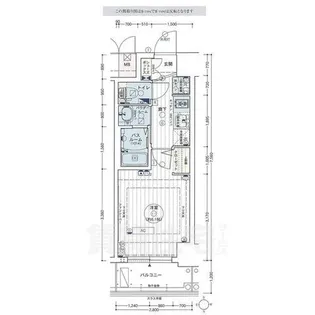 エステムコート名古屋新栄Ⅲグローリィ【13階】の間取り