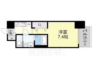 S-RESIDENCE堀田【5階】の間取り