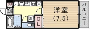 ガルフタワー【10階】の間取り