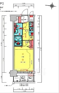 プレデコート西京極【4階】の間取り