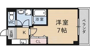 メゾンMINORU(ミノル)【6階】の間取り