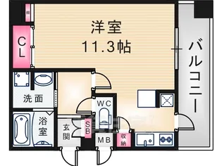 有恒五番館【4階】の間取り