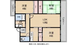 3LDKの間取り画像