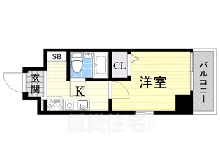 エスリード新大阪【12階】の間取り