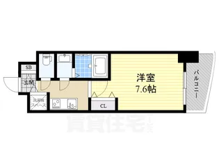 Luxe神戸WEST【3階】の間取り