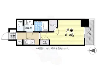 パークアクシス名古屋山王【3階】の間取り