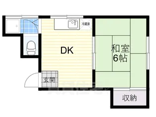 内山第一マンション【3階】の間取り