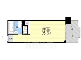 ネオダイキョー三宮【5階】の間取り