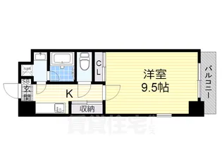 エンゼルプラザ瀬田駅前【9階】の間取り