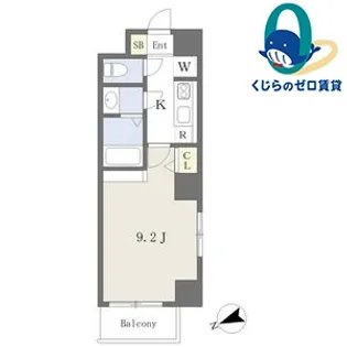 ゴルトベルク【903号室】の間取り