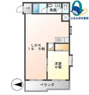メゾン鶴舞【402(リノベ)号室】の間取り