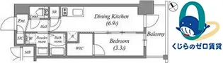 エステムコート名古屋新栄Ⅴラポール【10階】の間取り
