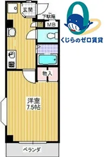 クオーレ前山【2階】の間取り