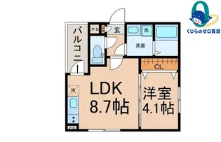 MOVE生駒EAST【3階】の間取り