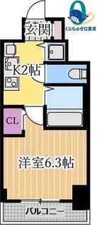 プレサンス金山グリーンパークス【702号室】の間取り