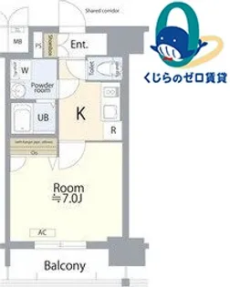 エスリード大須観音プリモ【8階】の間取り