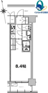 S-RESIDENCE今池beleta(ベレータ)【5階】の間取り