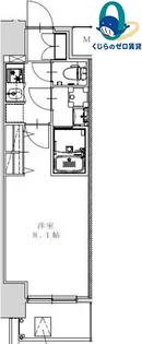 S-RESIDENCE金山altano(アルターノ)【601号室】の間取り