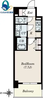 S-RESIDENCE堀田beaute【10階】の間取り