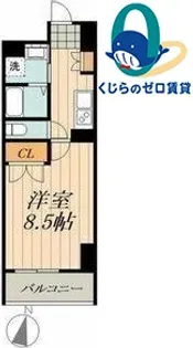 STUDIO KANAREBASHI【12階】の間取り