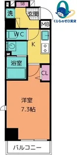 ラグゼナ上前津【3階】の間取り