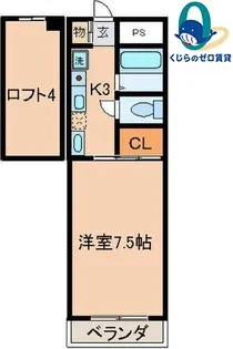 エスポワール本山【9階】の間取り