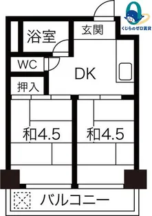 向陽ビル【307号室】の間取り