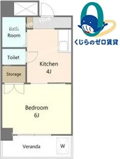 グランソワール千代田【4A号室】の間取り