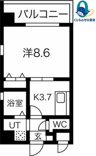 ル・シャンパーニュ【7階】の間取り