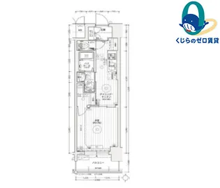 エステムコート名古屋ライブゲート【2階】の間取り