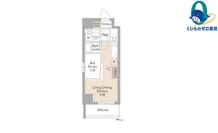 ルネフラッツ黒川Ⅱ【7階】の間取り