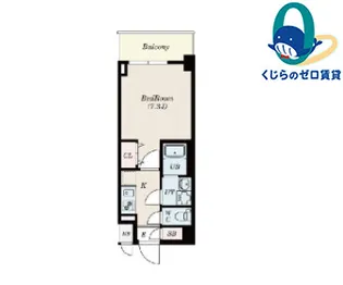 S-RESIDENCE志賀本通North【3階】の間取り