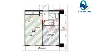 カーサノア八事【5階】の間取り
