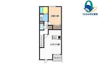 プラネットⅠ【0202号室】の間取り