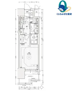 エステムコート名古屋ライブゲート ★キャンペーン中【7階】の間取り