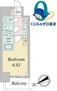 1Kの間取り画像