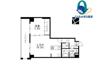 エルミタージュ新栄【10階】の間取り