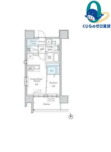 デュオフラッツ栄【6階】の間取り