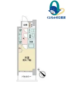 1Kの間取り画像