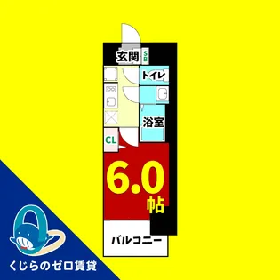愛知県名古屋市瑞穂区瑞穂通1丁目【マンション】の間取り