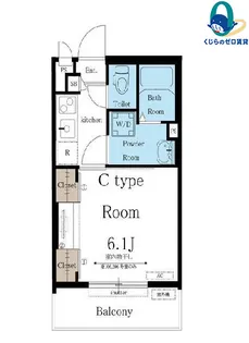愛知県名古屋市東区大幸4丁目【マンション】の間取り